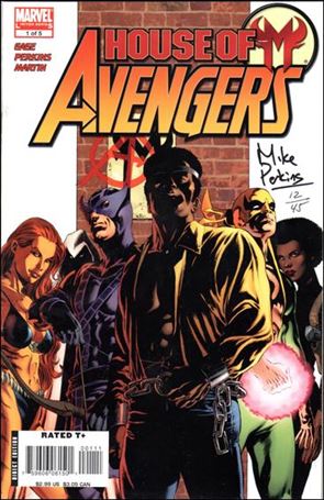 House of M: Avengers issue 1-B Dynamic Forces (signed by Mike Perkins) 1/45