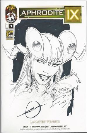 Aphrodite IX (2013) issue 1-C Blank SDCC Cover (Signed/Remarked by Sejic) 1/200