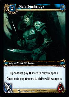 World of Warcraft: March of the Legion (Base Set) card 156 Kyla Duskrider
