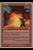 Magic the Gathering: 7th Edition (Base Set) card 207 Pillage
