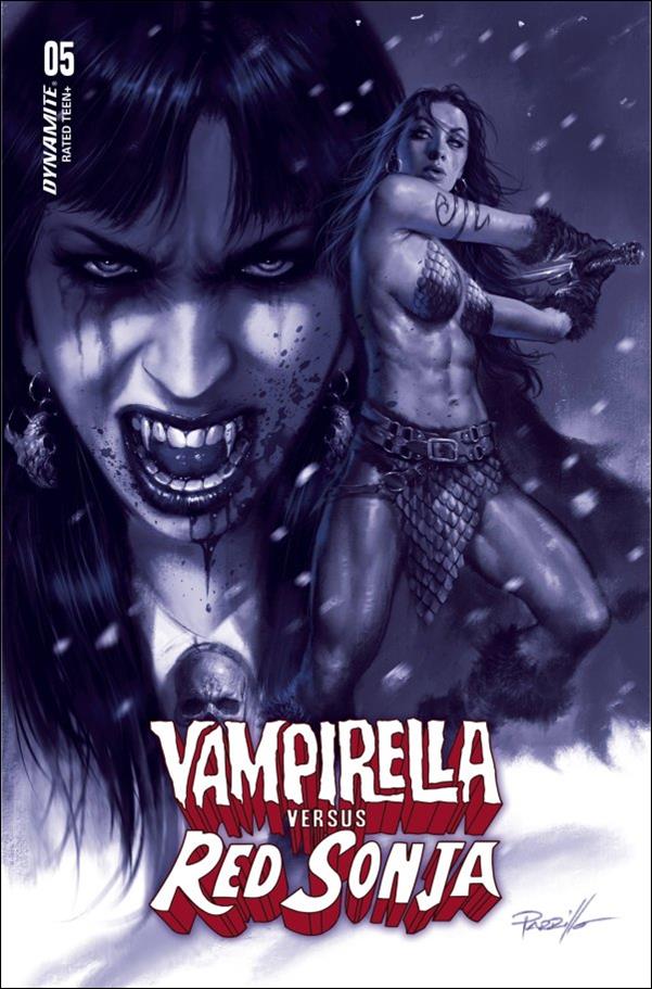 Vampirella Versus Red Sonja issue 5-F Lucio Parrillo 1:10 Tint Cover