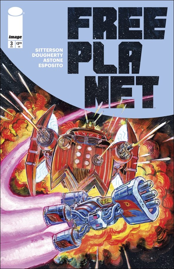 Free Planet (2025) issue 3 Jed Dougherty Cover