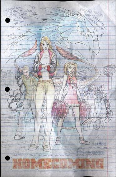 Homecoming issue 1-C Michael Turner 1:XX Sketch Cover