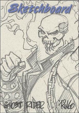Marvel Creators Collection '98 (Sketchboard Subset) card 11-C Ghost Rider (Grey)