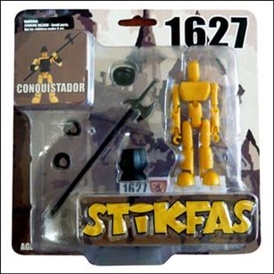 Stikfas Preassembled Blister Regular Pack figure 8 1627 Conquistador