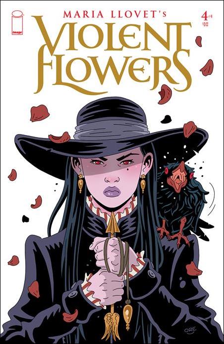 Violent Flowers (2024) issue 4-D Jesús Orellana Cover