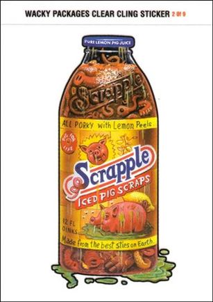 Wacky Packages All-New: Series 1 (Cling Subset) card 2 Scrapple