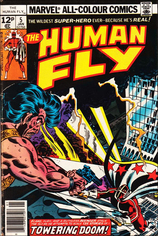Human Fly issue 5-B UK Price Cover
