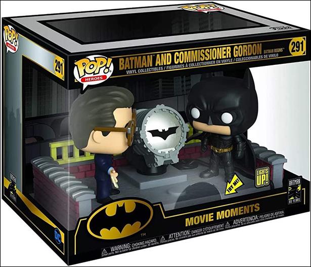 POP! Heroes figure 291 Batman and Commissioner Gordon (Batman Begins)