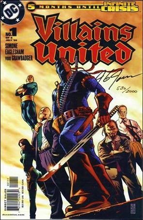 Villains United issue 1-D Dynamic Forces (Signed by J.G. Jones)  1/2000