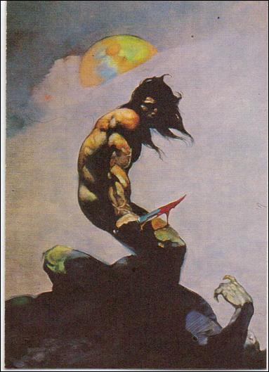 Frazetta (Base Set) card 46 Tanar of Pellucidar
