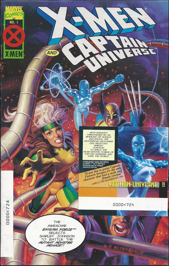 X-Men and Captain Universe: Sleeping Giants issue 1-B Female Edition w/Trading Card Attached