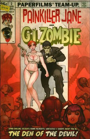 PaperFilms Team-Up: Painkiller Jane & G.I. Zombie Cover Image 2