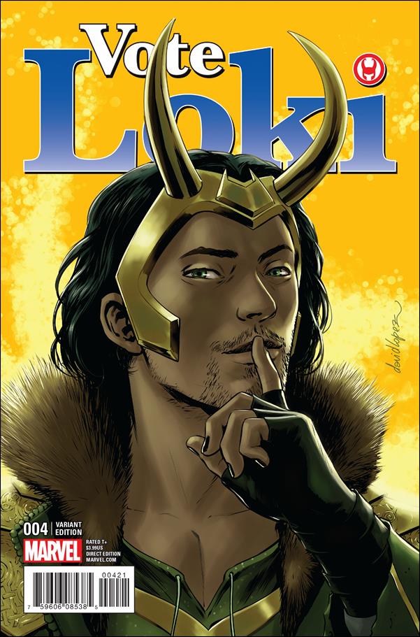 Vote Loki issue 4-B David Lopez Cover