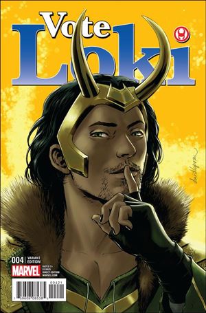 Vote Loki issue 4-B David Lopez Cover