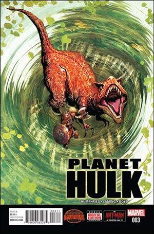 Planet Hulk issue 3 Michael Del Mundo Cover