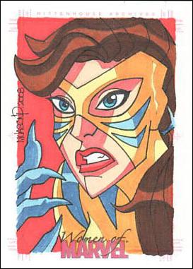 Women of Marvel (SketchaFEX Subset) card MJP Michael Jason Paz 1/206