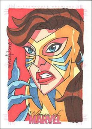 Women of Marvel (SketchaFEX Subset) card MJP Michael Jason Paz 1/206