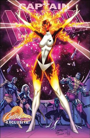 Captain Marvel (2019) issue 1-K J. Scott Campbell Binary Costume Cover 1/1250