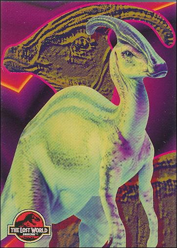 Lost World: Jurassic Park (Base Set) card 63 Parasaurolophus