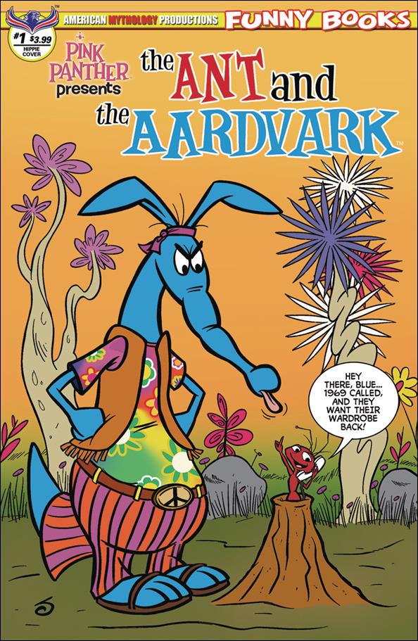Pink Panther Presents The Ant and the Aardvark issue 1-B Jeff Scherer "Hippie" Cover
