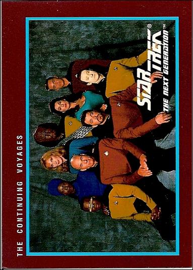 Star Trek 25th Anniversary: Series 1 (Base Set) card 84 The Continuing Voyages