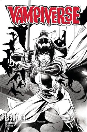 Vampiverse issue 4-I Stephen Segovia 1:10 Black & White Cover