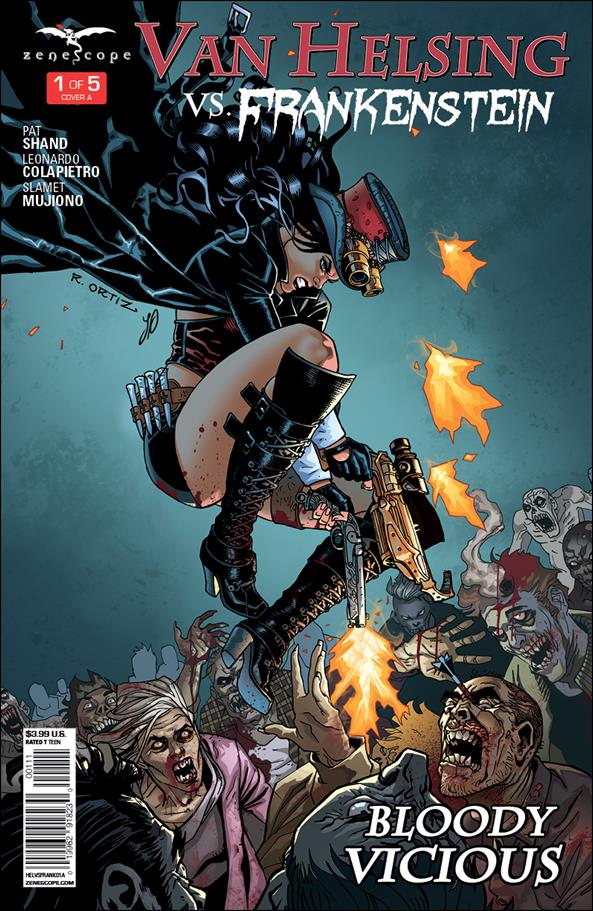 Van Helsing vs Frankenstein issue 1 Richard Ortiz Cover