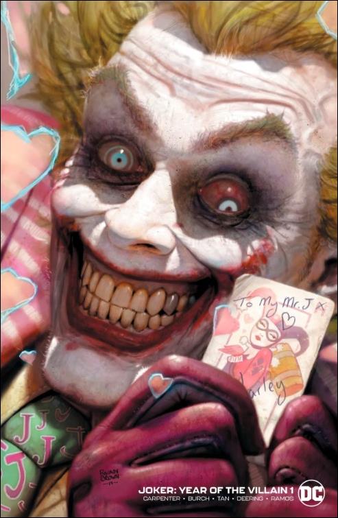 Joker: Year of the Villain issue 1-U Ryan Brown Unknown Comics Minimal Cover