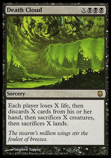 Magic the Gathering: Darksteel (Base Set) card 40 Death Cloud