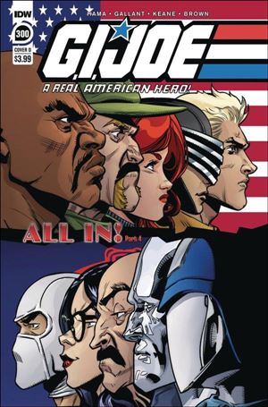 G.I. Joe: A Real American Hero issue 300-D Kieran McKeown Cover
