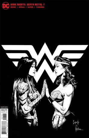 Dark Nights: Death Metal issue 7-F Greg Capullo 1:100 Black & White Cover