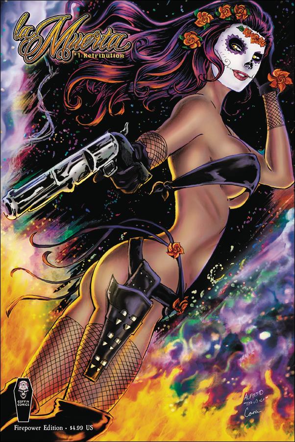 La Muerta: Retribution (2018/09) issue 1-B Alfred Trujillo Firepower Edition Cover