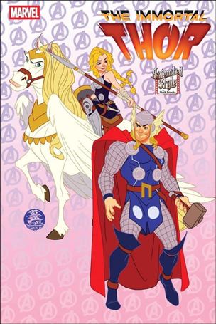 Immortal Thor issue 20-C Mark Brooks Animated Style Cover