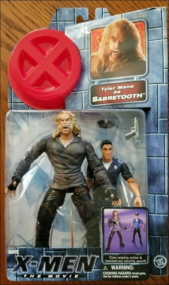 X-Men (Movie) figure 8-B Sabretooth (Blond Hair, Guard w/Gun)