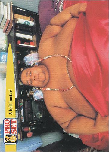 Guinness World Records (Base Set) card 80 A belt-buster!