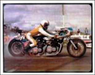New Zealand Rod and Custom Cars (Base Set) card 14 Dragbike