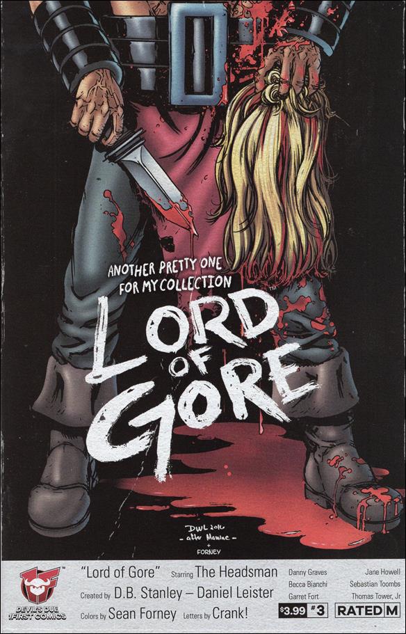 Lord of Gore issue 3 Daniel Leister Cover