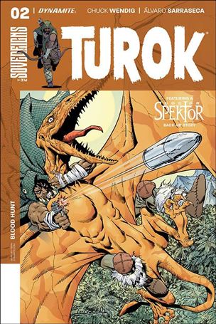 Turok (2017) issue 2 Aaron Lopresti Cover
