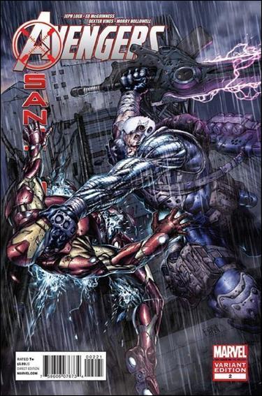 Avengers: X-Sanction issue 2-C Stephen Platt 1:50 Cover
