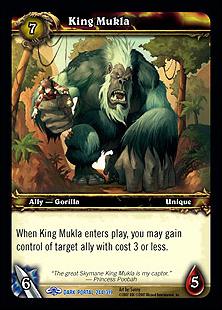 World of Warcraft: Through the Dark Portal (Base Set) card 244 King Mukla