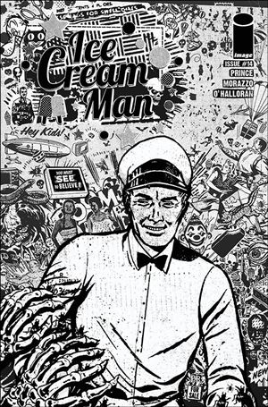 Ice Cream Man issue 14-B Paul Rentler Black & White Cover