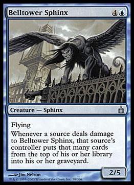 Magic the Gathering: Ravnica (Base Set)  card 38 Belltower Sphinx