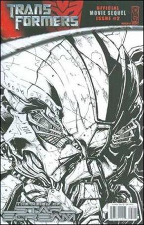 Transformers: The Reign Of Starscream issue 2-D James Raiz Black & White Cover