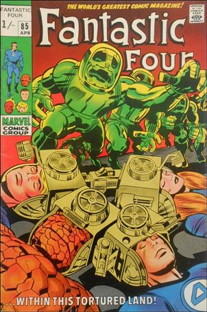 Fantastic Four (1961) issue 85-B UK Price Cover