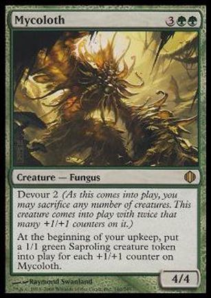 Magic the Gathering: Shards of Alara (Base Set) card 140 Mycoloth