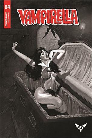 Vampirella (2019) issue 4-I Fay Dalton 1:20 Black & White Cover