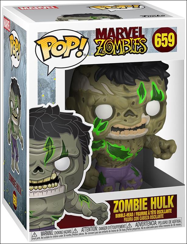 POP! Marvel figure 659 Zombie Hulk
