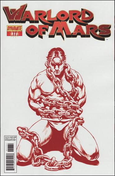 Warlord of Mars issue 17-E Stephen Sadowski "Martian Red" 1:20 Cover