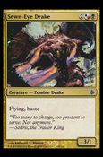 Magic The Gathering: Alara Reborn (Base Set) card 135 Sewn-Eye Drake